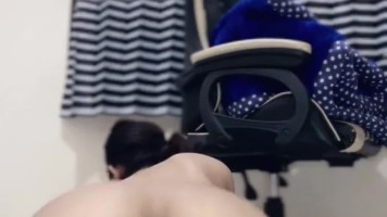 Double Dildo Naik Turun Mbak Intan Lepas Masker HOT51