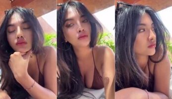 Pesona Selly Mawarni Bikini Model Sexy Kalem Instagram